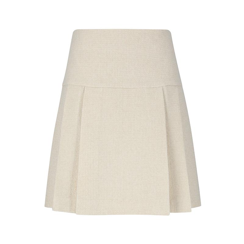 SOUP Yoke Cut Front Pleated Skirt (Sz9Srm3)