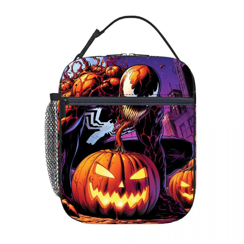 Spider-Man Lunch Bag Anime Cartoon Tote Bag Student Bento Bag Aluminum Foil Thermal Insulation Meal Bag Lunch Box Bag