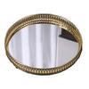 Multi Purpose Vanity Mirror Tray for Organizing Jewelry and Accessories Vintage Style Home Decor for Living Room and Bathroom