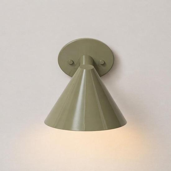 Brass Cone Wall Sconce Stilnovo Style Mid Century Modern Handmade Wall Light Fixture Gift