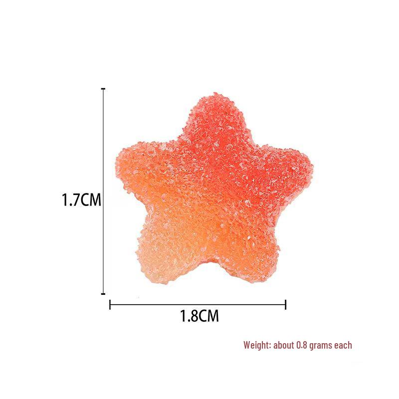 Gradient Heart & Star DIY Phone Case and Candy Color Earrings Set