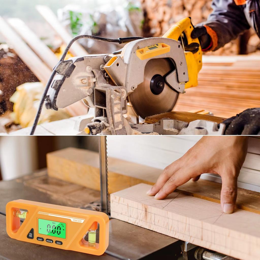 90/180° Digital Inclinometer Magnetic Electronic Goniometer Horizontal Balance Measuring Tool Household Inclinometer