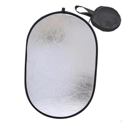 Zusammenklappbarer Lichtreflektor, faltbar, kompakt, leicht, professionell, mit Aufbewahrungstasche, 2 in 1