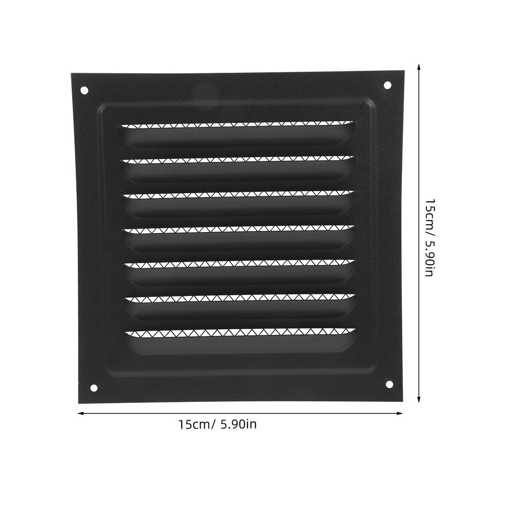 Metal Wall Vent Cover Weather Resistant Exterior Vent Grille for Home Attic Garage Ventilation Air Flow Protection