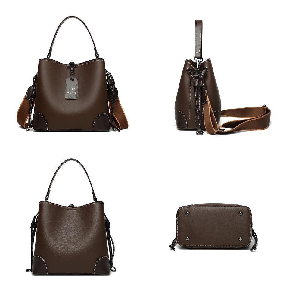 High-Capacity Soft Leather Womens Bucket Bags Fashion Women Shoulder Messenger Bags Luxury Handbags for Women