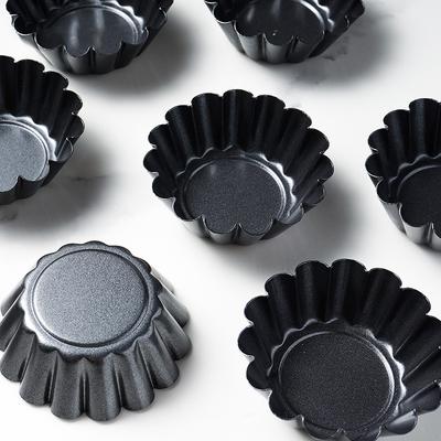 6/12 Stück Antihaft Eierkuchenförmchen Wiederverwendbare Verdickte Chrysanthemenförmige Kohlenstoffstahl Kuchen Keksform Küchenbackwerkzeug