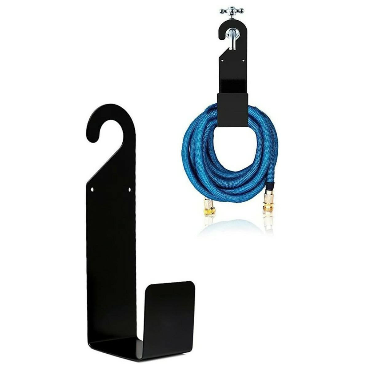 

Металевий тримач для садового шланга для мийки автомобіля Г-подібний гачок Настінний кріплення Вішалка Розширюваний аксесуар для труби A