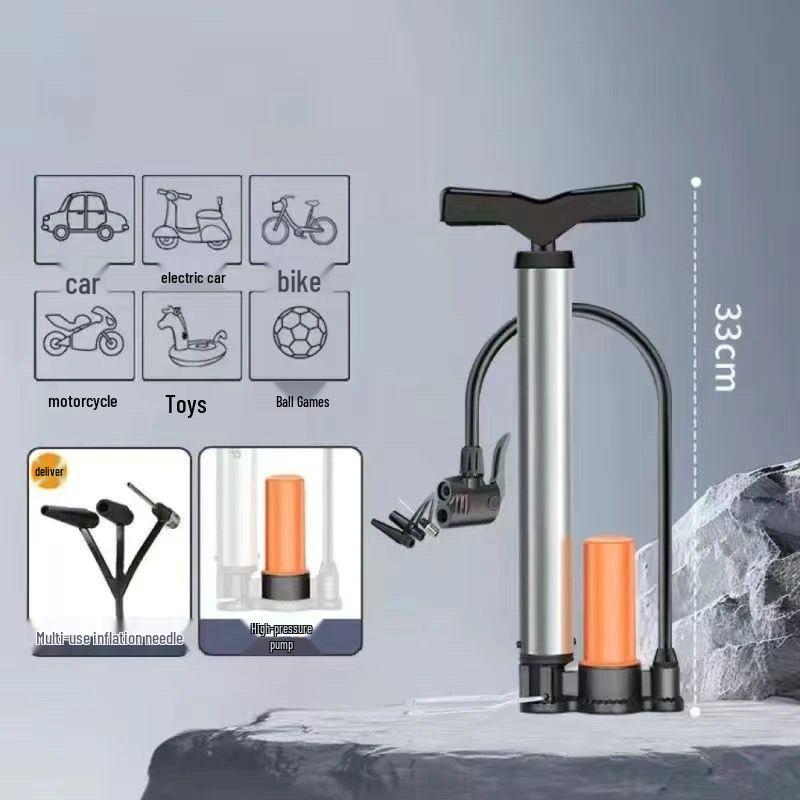 Thickened High-Pressure Inflator for Bikes, Cars, Motorcycles, and Basketballs