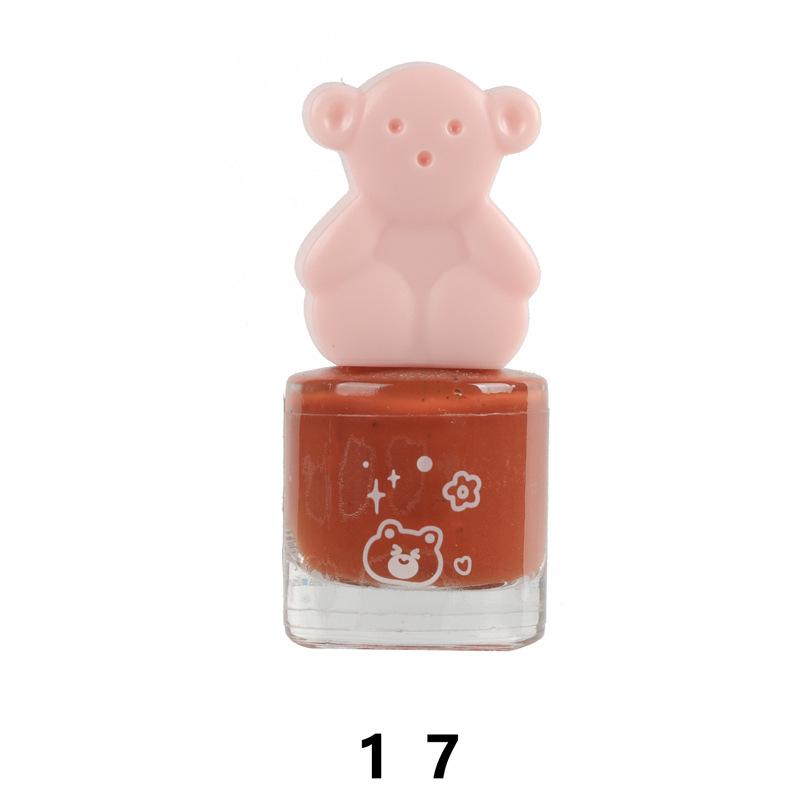 Water-based Cute No-bake Long-lasting Non-peelable Quick-drying Nude Color Odor-free Nail Polish