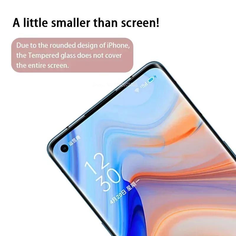 2PCS Full Screen Cover Tempered Glass Protective On FOROPPO A74  A54 A72 5G A9 A5 20Screen Protector for OPPO  A74 A53 A52 Glass