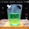 Soy Milk Stand-Up Spout Bag - Reusable, Transparent, Liquid-Safe, Large Diameter Packaging for Soups & Beverages