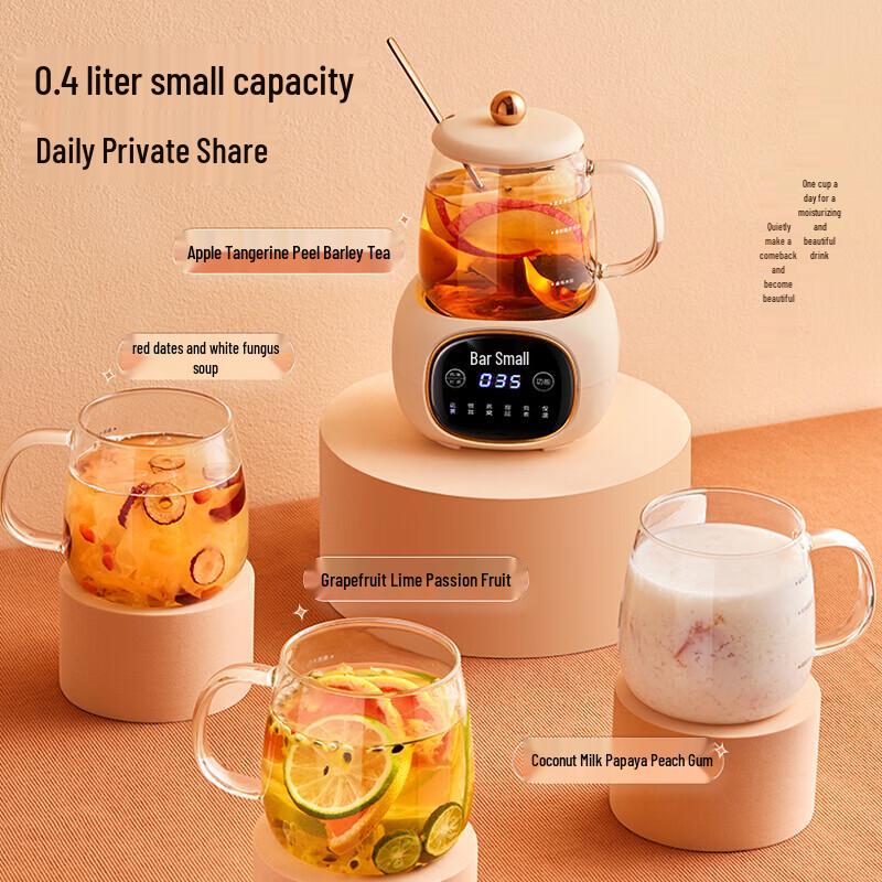 Bear YSH-Q04E5 Mini Glass Health & Tea Kettle CN plug (adapter included)