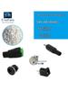 DC 5.5 X 2.5 Plug To 3.5MM Male and 2.1 Round Female Socket Wire Connector