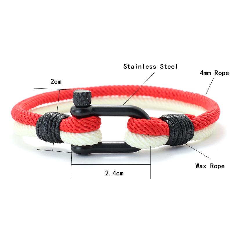 Fashion Mens Bracelet Rope Ukrainian Symbol Braclet Bicolor Matching Macrame Braslet Festival Accessories Brazil Pulseras Homme