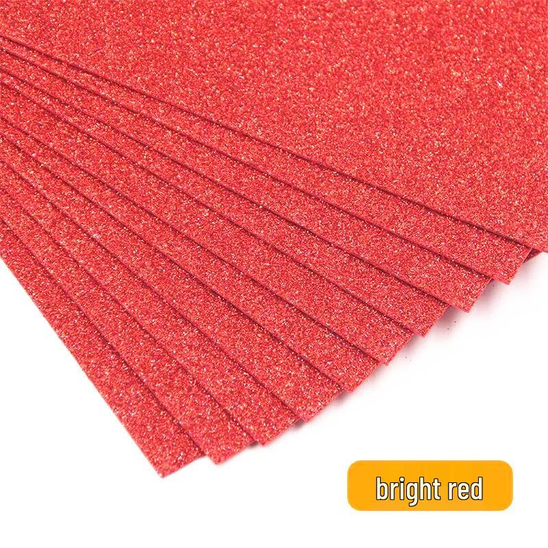 Glitter Self-Adhesive Foam Craft Paper for Kids