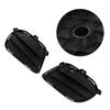 2pcs Front Fog Light Grill Cover Left Right ABS Black Replacement for Mercedes Benz GLE W166 AMG 2015‑2019
