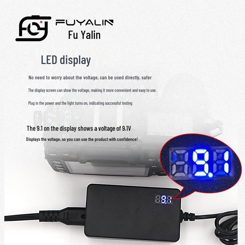 W235 Fake Battery External Power Supply for Fuji X-T4 and GFX 100S Cameras - Ideal for Live Streaming.
