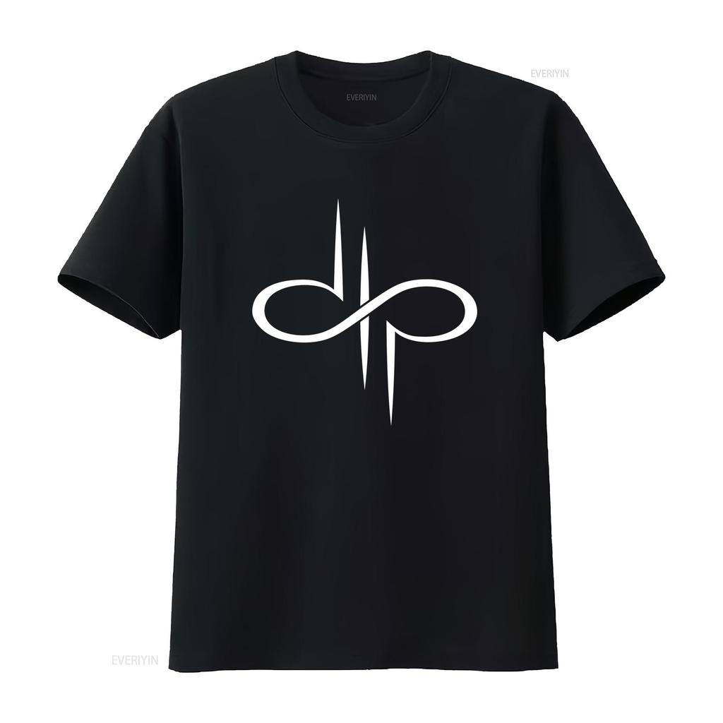 DTP Infinity Symbol T Shirt for Men and Women Available In Sizes S XXL Colors Black White Devin Townsend Project Vintage Soft