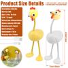 2 Pcs Funny Night Light Changeable Shape Desk Lamp 3 Level Adjustable Mini Chicken Night Light for Bedroom and Home Decoration