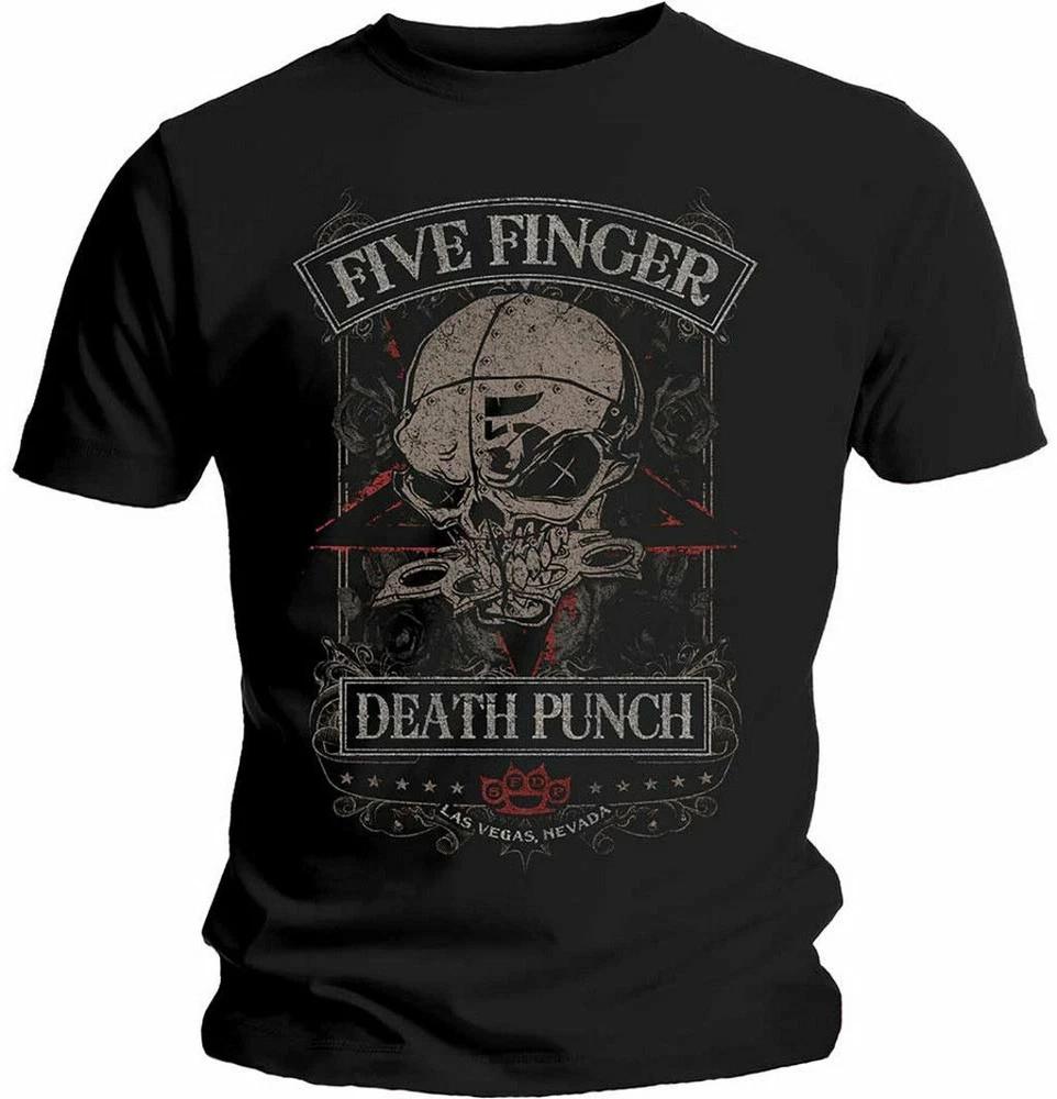 Официальная футболка Five Finger Death Punch Wicked Black Рок Металл Группа Футболка FFDP 2XL