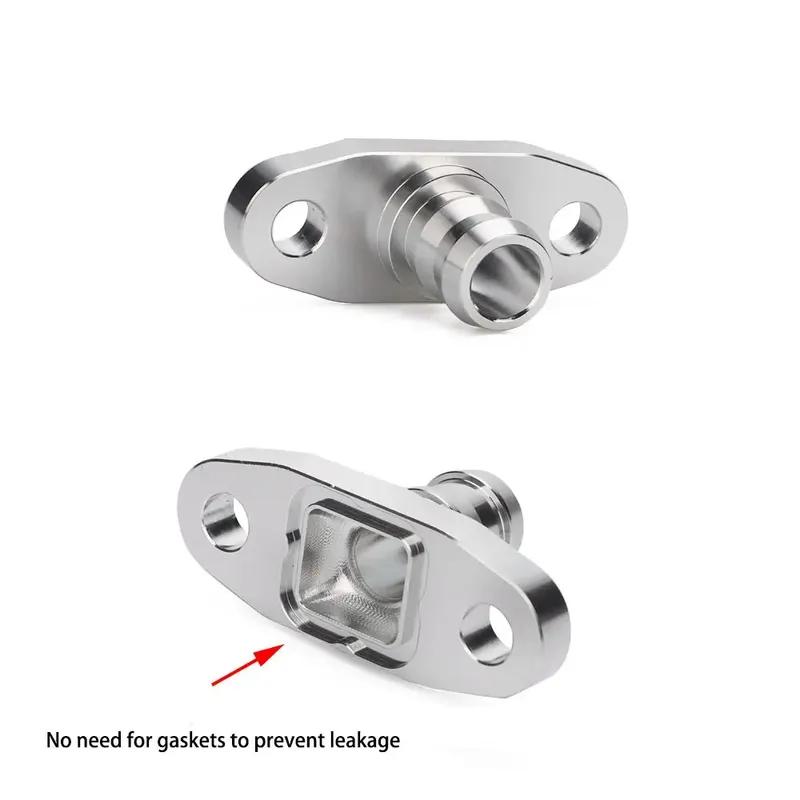 An10 2" 51 elektrischer Turbo Prozess Leckdicht Turbo Ölrücklauf Ablass Rücklauf Flansch Adapter Für garrett T3 T4 GT28 GT30 GT35 T25