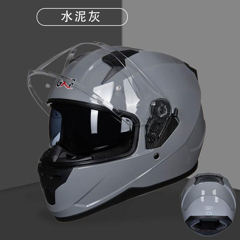 Full Face Motorcycle Helmet Dual Visor DOT Approved Men Women