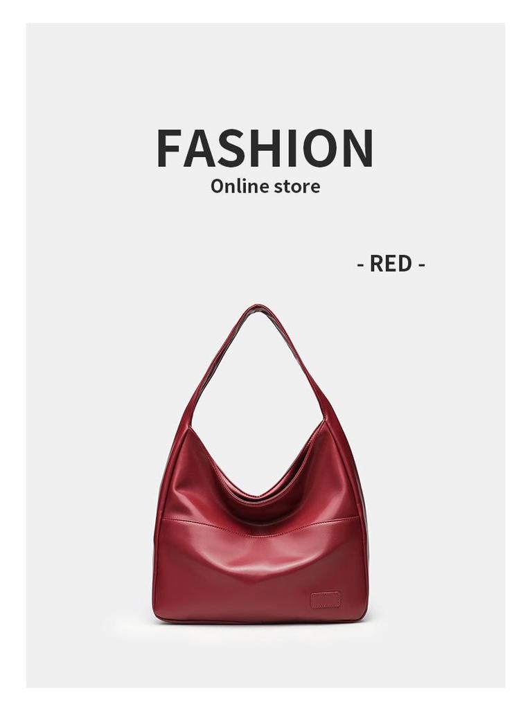 2025 Vielseitige Damen-Tote & Umhängetasche aus weichem Leder mit großem Fassungsvermögen