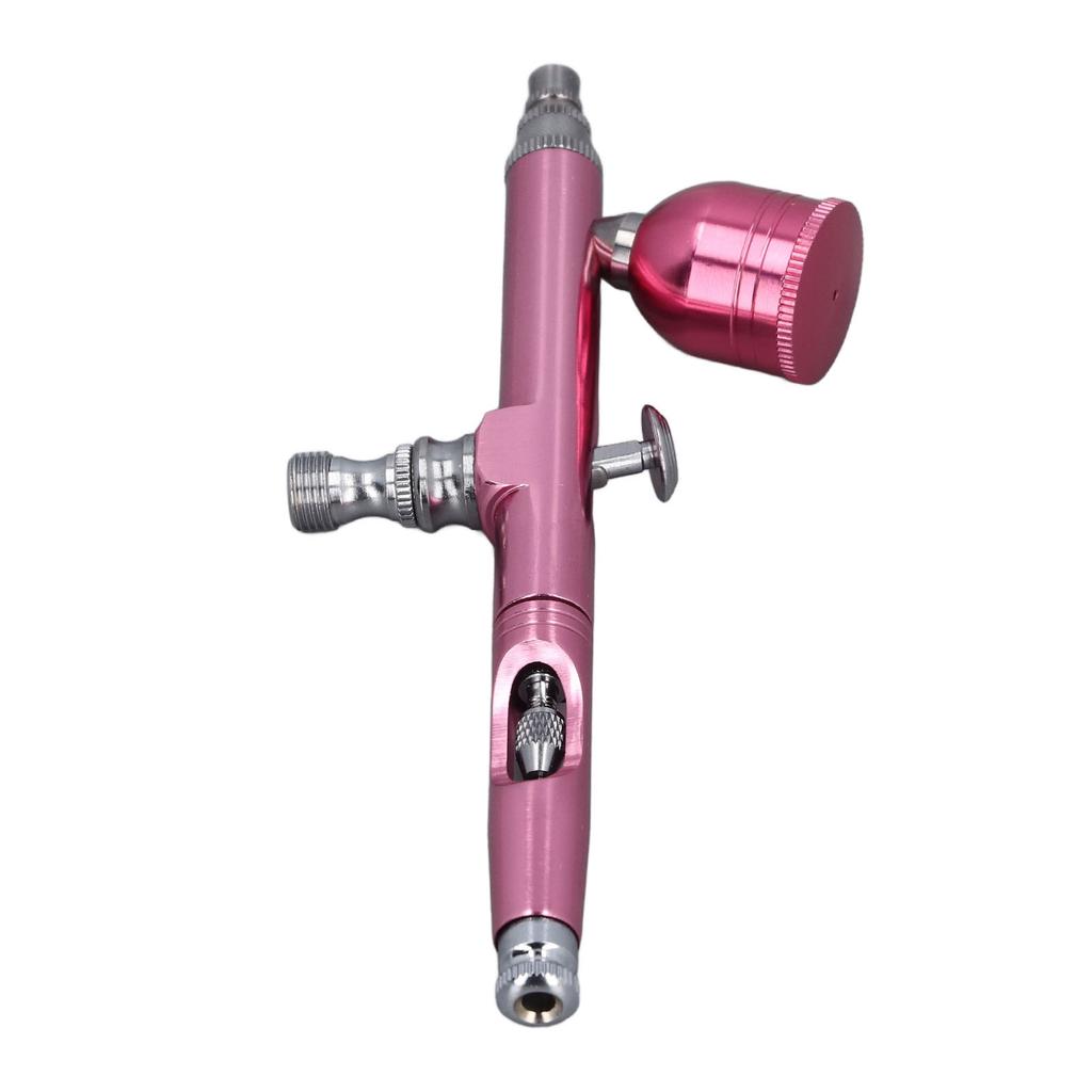 Pistol Aerograf Roz Duze Diametru 0.3mm Pistol de Vopsit Aerograf Portabil pentru Nail Art