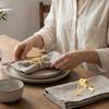 4PCS Iron Cross Napkin Rings Vintage Table Napkin Holder Dining Table Napkin Buckle  Banquet Dinner