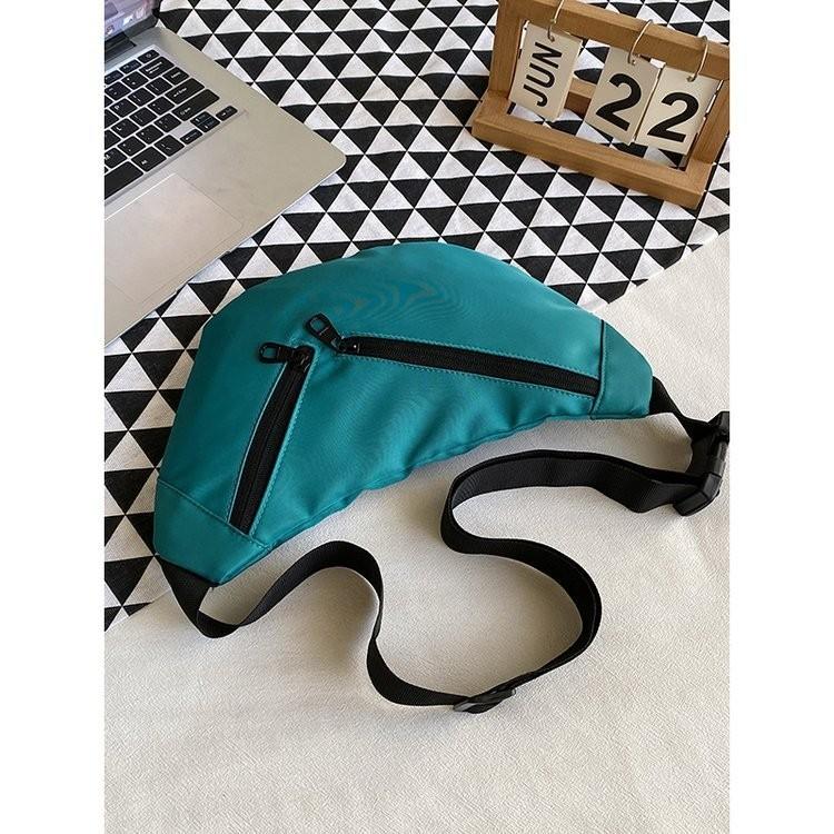 Stylish Minimalist Commuter Shoulder Bag For Women With Soft Fabric And Trendy Design зелёный