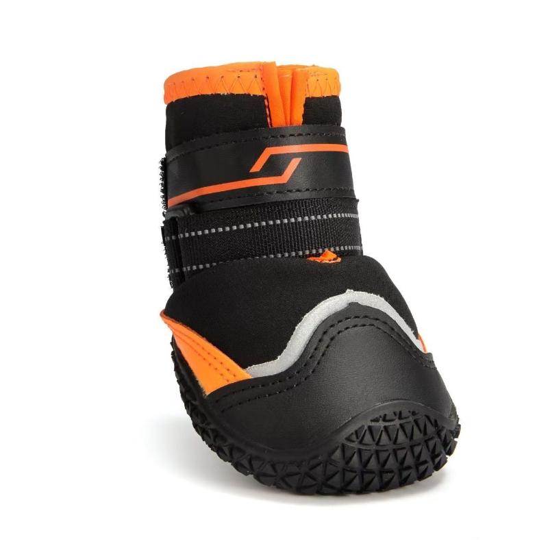 

Waterproof Dog Shoes Anti-Slip Dog Boots Paw Protectors for Hot Pavement Dog Booties for Rainy Day Hiking Rubber Puppy Shoes 1 Inner width 4cm