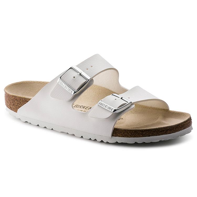 Birkenstock Arizona Birko Flor 'White' 51733