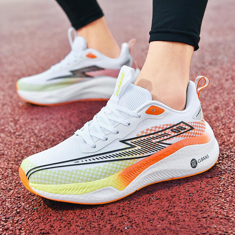 

Marathon racing men s shoes student sports shoes women s soft-soled sports new mesh breathable student 2025 35
