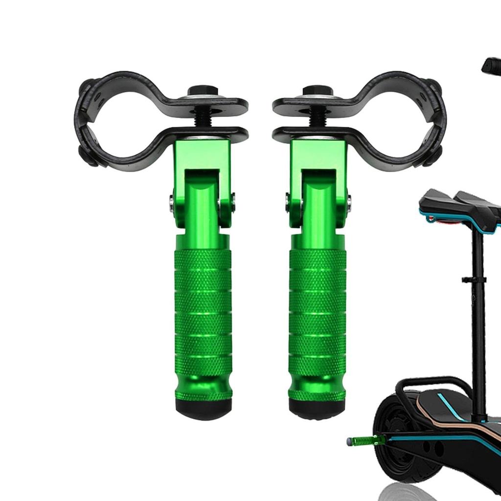Motorcycle Foot Pegs Bike Step Bars Left and Right Set Aluminum Alloy Foot Pegs
