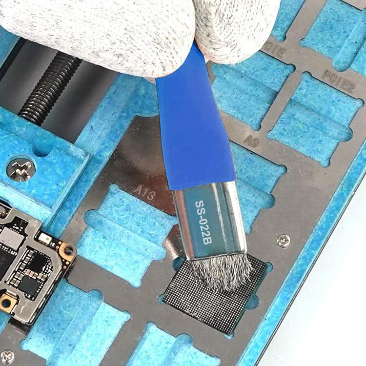 Hard Brushing Brush for Mobile Motherboard Repair IC Pad Cleaning Brush Hard Brushing Brush Welding Oil Cleaning Brush