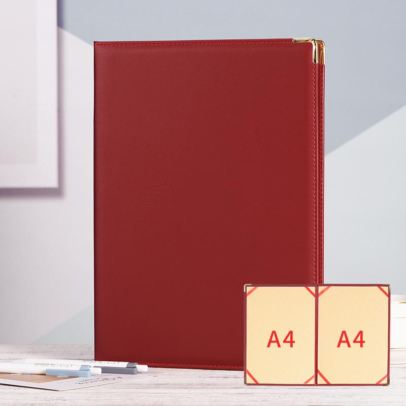 A3a4 Leather Clipboard for Meetings and Document Signing