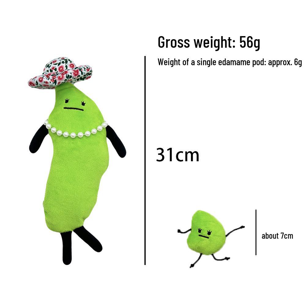 Secret Staycation Edamame Family Plush Toy Picture Style