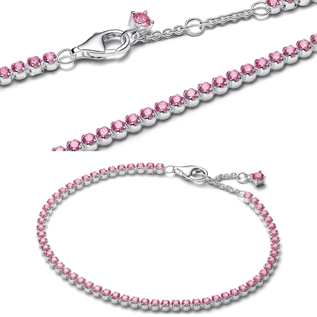 New Original 925 Silver Four-Leaf Clover Butterfly Star Moon Heart Key Necklace Fit Women Jewelry Valentine's Day Gift