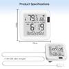 MOES WiFi Temperature & Humidity Sensor LCD Screen Infrared Sensing Backlight Smart Tuya APP Remote Control Alexa Google Voice