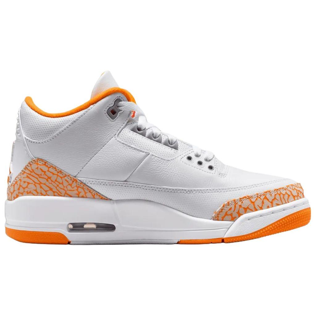Jordan Air Jordan 3 Vintage Basketball Shoes Women's White Orange CK9246-101