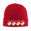 Thanksgiving Dinner You Know Why I'm Here Deviled Egg Retro Bonnet Hats  Beanie Hats Winter Knitted Hat Men Women Gym Warm Cap