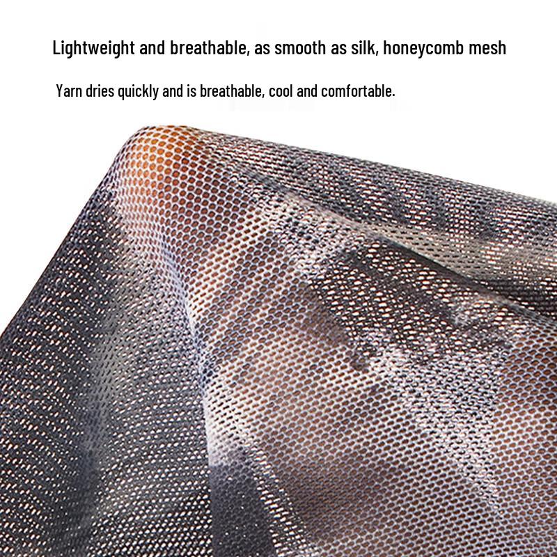 FitonTon Men's Ice Silk Antibacterial Ultra-thin Boxer Briefs (3-Pack)