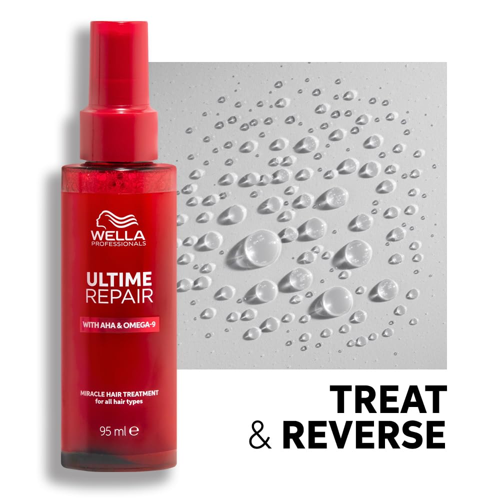 [Authorized Retailer] Ultime Repair Miracle Hair Treatment 95ml Hair Mist by Wella, a leave-in treatment that repairs damaged hair.