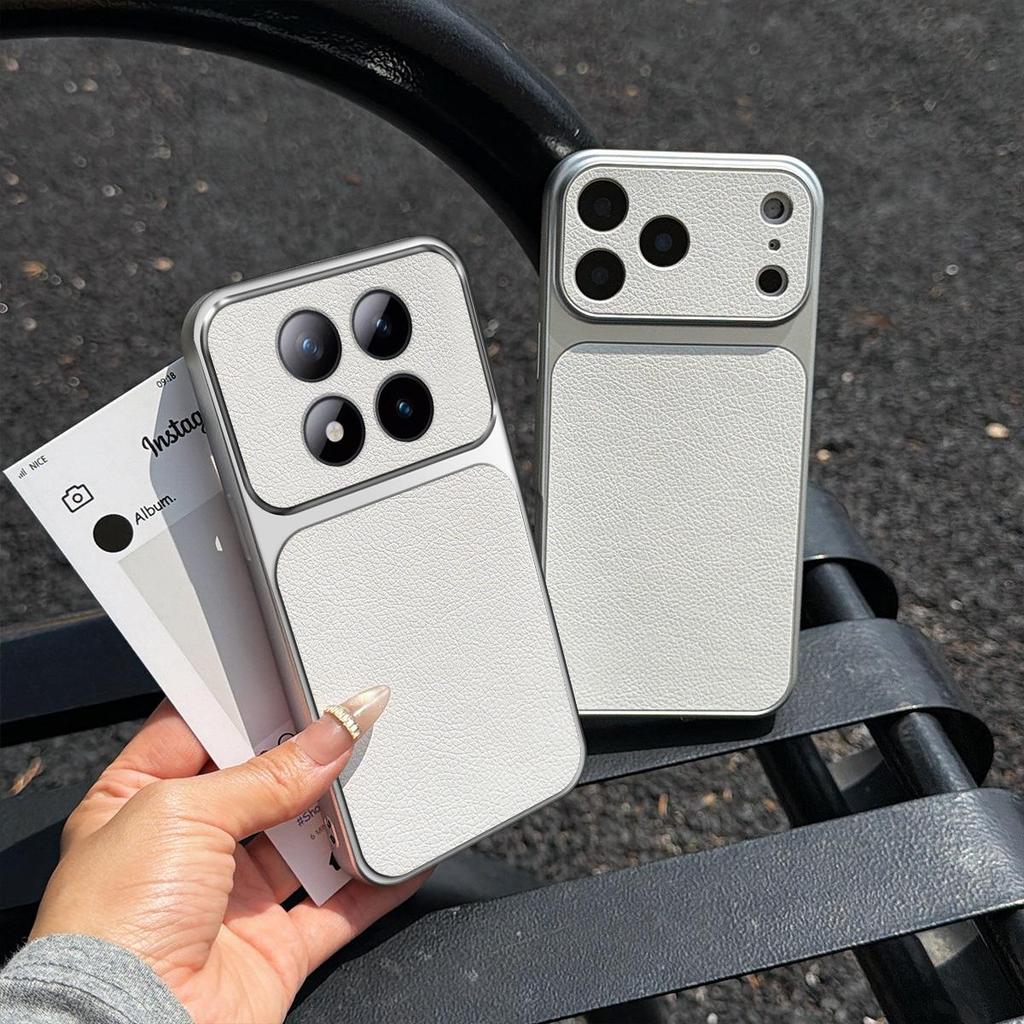 Case for Xiaomi Redmi Note 15 Pro+,Pro 5G,Pro 4G,POCO M8 Pro 5G Transform to 17 Series Design Luxury Leather Casing with Big Camera Window Cover