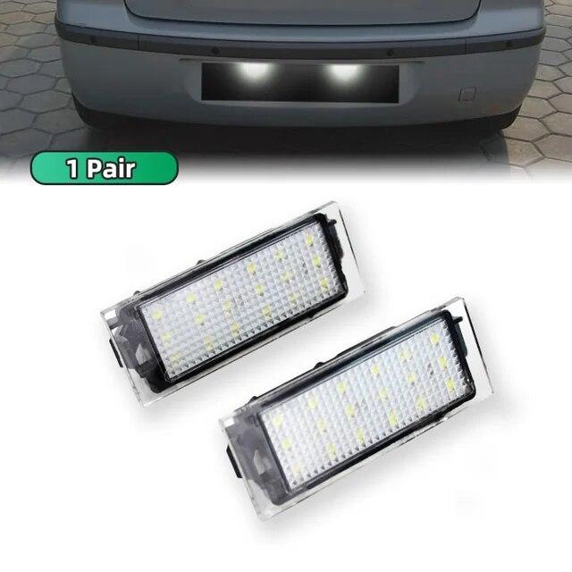 For Renault Megane 3 Clio License Plate Light White No Error Led Number License Plate Light Laguna 2 Megane 3 Twingo