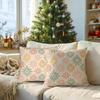 Pastel Daisy Throw Pillow Covers 18x18 Set of 2 | Decorative Cushion Cases for Couch Sofa Bed | Floral Pillowcases Decor for Living Room | Hidden