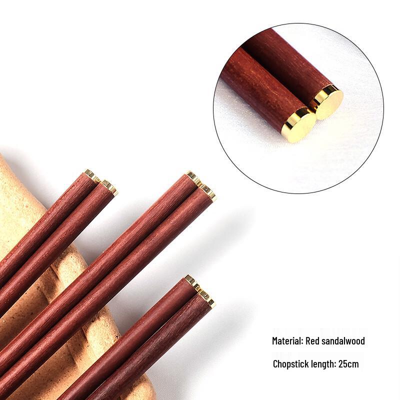 Wutuo Creative Gold Dot Wooden Chopsticks