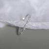 Elegant Adjustable Sparkling Diamond Ring for Index or Pinky Finger - Luxurious and Simple Design