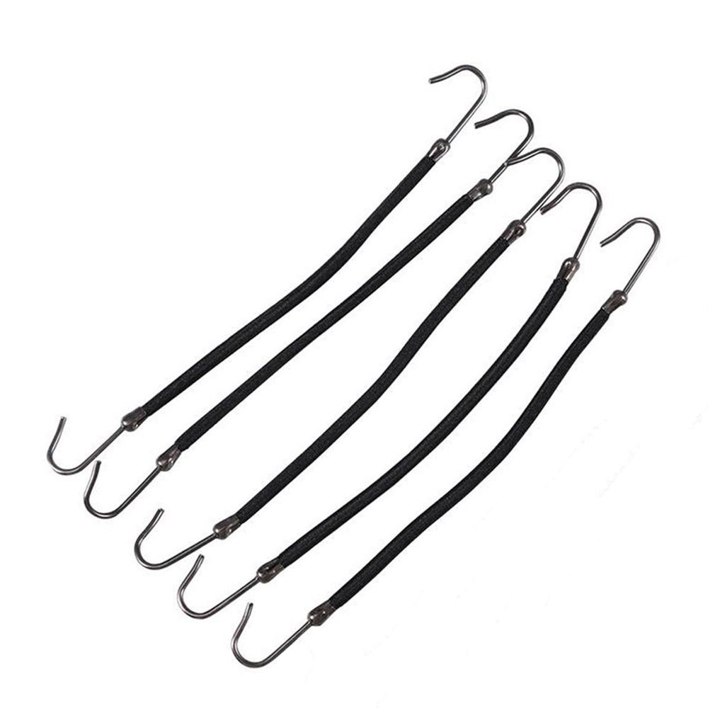 Girls Thick Hair Gum Band With Hook Bungee Ponytail Holder Elastic Clips Hair Band Elastic Bows