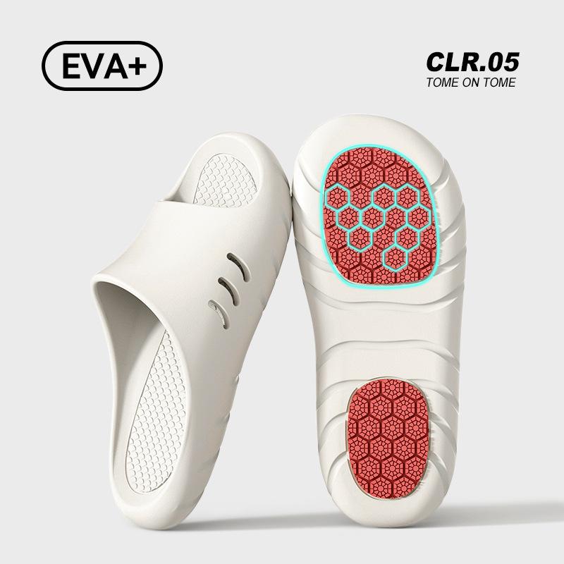 Antibacterial Non-slip Cool Slippers Couple Indoor Home Bathroom Bath Slippers 2025 New Product Simple Sandals for External Wear